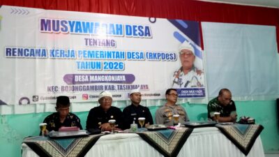 Musyawarah Rencana Kerja Pemerintah Desa ( RKPDes) Desa Mangkonjaya